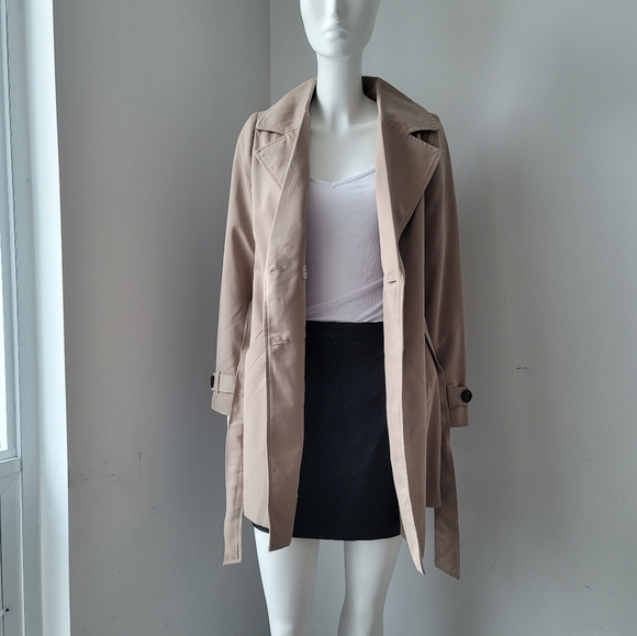 NWT Vero Moda Berta Double-Breasted Trench Coat Jacket XS - Picture 12 of 15